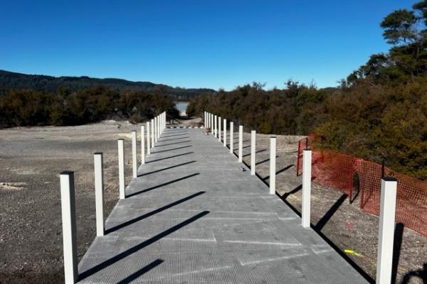 Sulphur Point boardwalk and posts 5 Sulphur Point boardwalk and posts 5