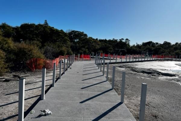 Sulphur Point boardwalk and posts 6 Sulphur Point boardwalk and posts 6