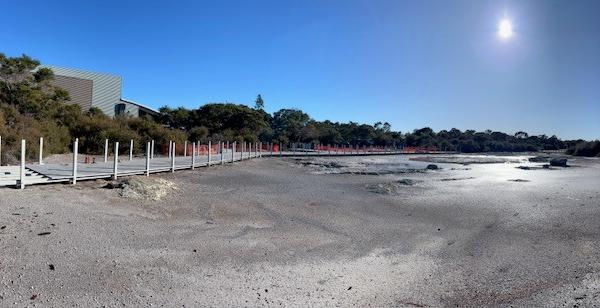 Sulphur Point boardwalk and posts 7 Sulphur Point boardwalk and posts 7